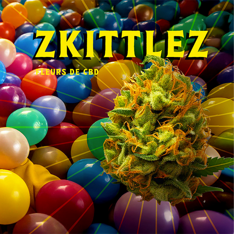 Zkittlez CBD : L'explosion de saveurs arc-en-ciel de Nîmes